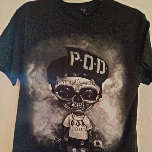 INSANELY RARE P.O.D. CONCERT TOUR SHIRT - Picture 1 of 4